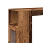 Preview: Bartisch mit Regal Altholz-Optik 101x40x103,5 cm Holzwerkstoff