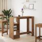 Preview: Bartisch mit Regal Artisan-Eiche 124x46x103,5 cm Holzwerkstoff