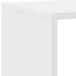 Preview: Bücherregal Weiß 137,5x29x137,5 cm Holzwerkstoff