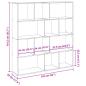 Preview: Bücherregal Weiß 132x29x141,5 cm Holzwerkstoff