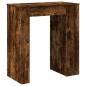 Preview: Bartisch mit Regal Räuchereiche 95x47x103,5 cm Holzwerkstoff