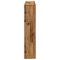 Preview: Bücherregal Altholz-Optik 137,5x29x137,5 cm Holzwerkstoff