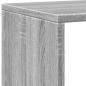 Preview: Bücherregal Grau Sonoma 137,5x29x137,5 cm Holzwerkstoff