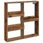 Preview: Wandschrank Altholz-Optik 80x15x80 cm Holzwerkstoff