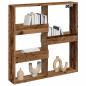 Preview: Wandschrank Altholz-Optik 80x15x80 cm Holzwerkstoff