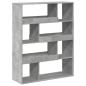 Preview: Bücherregal Betongrau 100x33x125,5 cm Holzwerkstoff