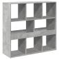 Preview: Raumteiler Betongrau 100x33x94,5 cm Holzwerkstoff