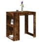 Preview: ARDEBO.de - Bartisch Räuchereiche 102x70x103,5 cm Holzwerkstoff