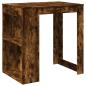 Preview: Bartisch Räuchereiche 102x70x103,5 cm Holzwerkstoff