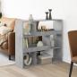 Preview: ARDEBO.de - Raumteiler Betongrau 100x33x94,5 cm Holzwerkstoff