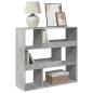 Preview: Raumteiler Betongrau 100x33x94,5 cm Holzwerkstoff