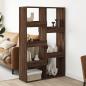 Preview: ARDEBO.de - Raumteiler Braun Eichen-Optik 100x33x155,5 cm Holzwerkstoff