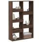 Preview: Raumteiler Braun Eichen-Optik 100x33x155,5 cm Holzwerkstoff