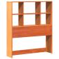 Preview: Massivholzbett ohne Matratze Wachsbraun 100x200 Kiefernholz