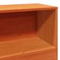 Preview: Massivholzbett ohne Matratze Wachsbraun 75x190 cm Kiefernholz