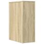 Preview: Badschrank Schmal mit Rollen Sonoma-Eiche Holzwerkstoff