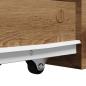 Preview: Badschrank Schmal mit Rollen Artisan-Eiche Holzwerkstoff
