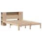 Preview: Massivholzbett mit Regal ohne Matratze 150x200 cm Kiefer