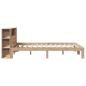 Preview: Massivholzbett mit Regal ohne Matratze 150x200 cm Kiefer