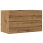 Preview: Waschbeckenunterschrank Artisan-Eiche 90x38,5x45 Holzwerkstoff