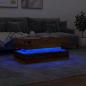 Preview: Couchtisch mit LED-Leuchten Altholz-Optik 90x50x40 cm