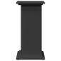 Preview: Postament mit Stauraum Schwarz 31x30x60 cm Holzwerkstoff