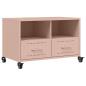 Preview: TV-Schrank Rosa 68x39x43,5 cm Stahl