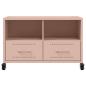Preview: TV-Schrank Rosa 68x39x43,5 cm Stahl