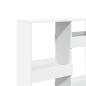 Preview: Bücherregal Weiß 100x33x135 cm Holzwerkstoff