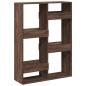 Preview: Bücherregal Braun Eichen-Optik 100x33x135 cm Holzwerkstoff
