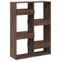 Preview: Bücherregal Braun Eichen-Optik 100x33x135 cm Holzwerkstoff