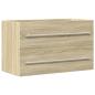 Preview: Waschbeckenunterschrank Altholz-Optik 80x38,5x48 cm