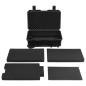 Preview: Koffer für Flugreise Tragbar Schwarz 55x35x22,5 cm PP