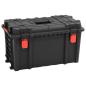Preview: ARDEBO.de - Koffer für Flugreise Tragbar Schwarz 57x35x32,5 cm PP
