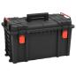 Preview: Koffer für Flugreise Tragbar Schwarz 57x35x32,5 cm PP