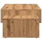 Preview: Couchtisch Artisan-Eiche 105x55x32 cm Holzwerkstoff