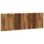 Preview: Kopfteil Wandmontage Altholz-Optik 240x1,5x80 cm Holzwerkstoff