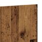 Preview: Kopfteil Wandmontage Altholz-Optik 240x1,5x80 cm Holzwerkstoff