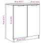 Preview: Schuhschrank Altholz-Optik 59x35x70 cm Holzwerkstoff