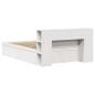 Preview: Massivholzbett ohne Matratze Weiß 150x200 cm Kiefernholz