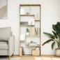 Preview: Raumteiler-Bücherregal Sonoma-Eiche 67x25x161,5cm Holzwerkstoff