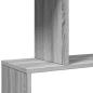 Preview: Raumteiler-Bücherregal 6 Etagen Grau Sonoma 70x24x193 cm