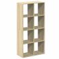 Preview: Raumteiler-Bücherregal Sonoma-Eiche 69,5x29x137,5 cm