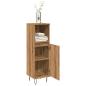 Preview: ARDEBO.de - Badschrank Artisan-Eiche 30x30x100 cm Holzwerkstoff