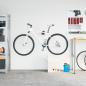 Preview: Fahrrad-Montageständer Wandmontage Klappbar Rot Schwarz Stahl