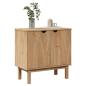 Preview: ARDEBO.de - Flurschrank OTTA 75x40x75 cm Massivholz Kiefer