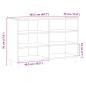 Preview: Sideboard Artisan-Eiche 103,5x35x70 cm Holzwerkstoff