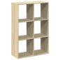 Preview: Raumteiler-Bücherregal Sonoma-Eiche 69,5x29x103,5 cm