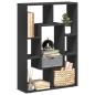 Preview: ARDEBO.de - Bücherregal Schwarz 63x20x90 cm Holzwerkstoff