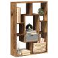 Preview: ARDEBO.de - Bücherregal Altholz-Optik 63x20x90 cm Holzwerkstoff